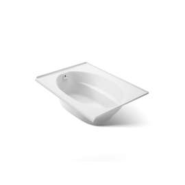 60" x 42" alcove bath, left drain