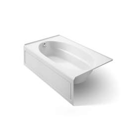 72" x 42" alcove bath, left drain