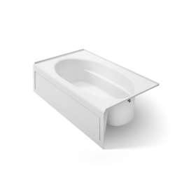 72" x 42" alcove bath, right drain