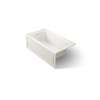 60" x 32" alcove Heated BubbleMassage(TM) air bath, left drain