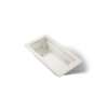 60" x 32" drop-in whirlpool bath with and Bask(R) heated surface