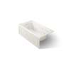 60" x 32" alcove Heated BubbleMassage(TM) air bath and whirlpool, left drain