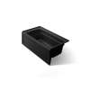 60" x 32" alcove bath with Bask(R) heated surface, right drain