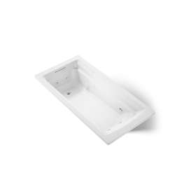 72" x 36" drop-in whirlpool bath