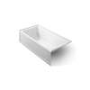 72" x 36" alcove Heated BubbleMassage(TM) air bath, left drain