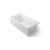 72" x 36" alcove whirlpool bath, right drain