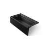 72" x 36" alcove whirlpool bath with Bask(R) heated surface, left drain