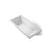72" x 36" drop-in whirlpool bath with Bask(R) heated surface
