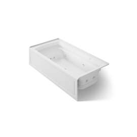 72" x 36" alcove Heated BubbleMassage(TM) air bath and whirlpool, right drain
