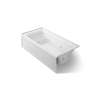 72" x 36" alcove Heated BubbleMassage(TM) air bath and whirlpool, right drain