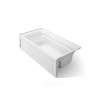 72" x 36" alcove bath, right drain