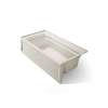 72" x 36" alcove bath, right drain