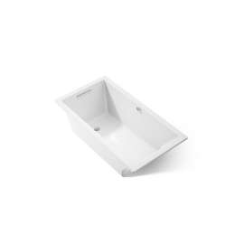 60" x 32" drop-in bath with Bask(R) heated surface