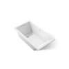 66" x 36" drop-in bath with Bask(R) heated surface
