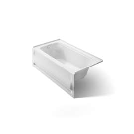 60" x 32" alcove bath, left drain