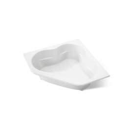 60" x 60" corner bath