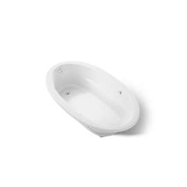 72" x 42" drop-in Heated BubbleMassage(TM) air bath with Bask(R) heated surface