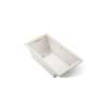 60" x 32" drop-in Heated BubbleMassage(TM) air bath with Bask(R) heated surface
