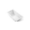 60" x 32" drop-in Heated BubbleMassage(TM) air bath with whirlpool