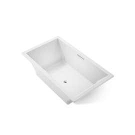72" x 42" drop-in Heated BubbleMassage(TM) air bath with Bask(R) heated surface