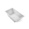 72" x 42" drop-in heated whirlpool bath