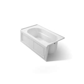 60" x 32" alcove bath, right drain