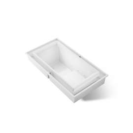 63" x 31-1/2" drop-in Effervescence bath