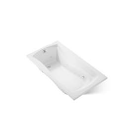66" x 35-7/8" drop-in heated whirlpool bath