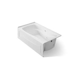 66" x 36" alcove heated whirlpool, right drain