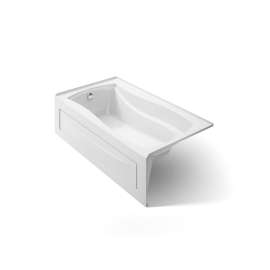 66" x 36" alcove bath, left drain