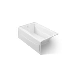 60" x 36" alcove Heated BubbleMassage(TM) air bath, left drain