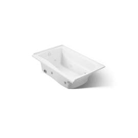 60" x 36" alcove whirlpool, left drain