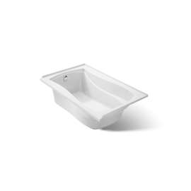 60" x 36" alcove bath, left drain