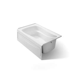 60" x 36" alcove bath, right drain