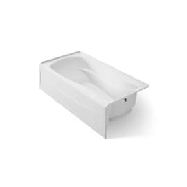 72" x 36" alcove Heated BubbleMassage(TM) air bath, right drain