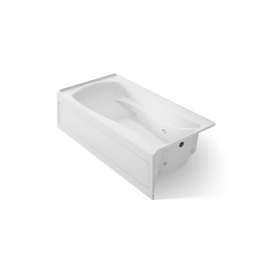 72" x 36" alcove whirlpool bath, right drain