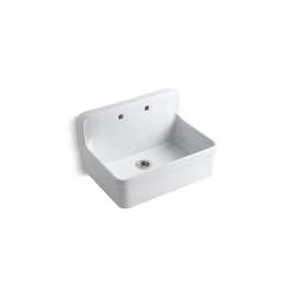 30" top-/wall-mount single-bowl farmhouse kitchen sink