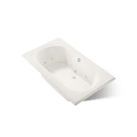 72" x 42" drop-in whirlpool bath