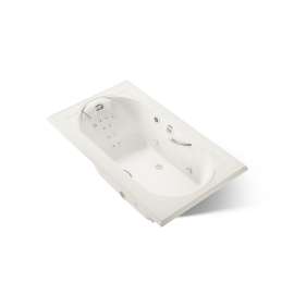 72" x 42" drop-in heated whirlpool bath