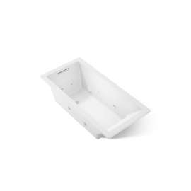 66" x 32" drop-in heated whirlpool bath