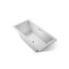72" x 36" drop-in bath with Bask(R) heated surface