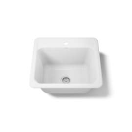 25" top-/undermount single-bowl utility sink