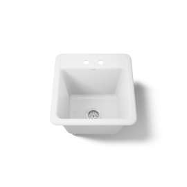 21" top-/undermount single-bowl utility sink