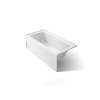 60" x 30" alcove bath, left drain