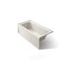 60" x 30" alcove bath, left drain