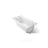 60" x 30" alcove bath, right drain