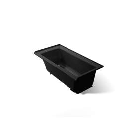 60" x 30" alcove bath, right drain