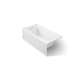 60" x 30" alcove Heated BubbleMassage(TM) air bath, left drain
