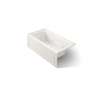 60" x 30" alcove whirlpool bath, left drain
