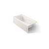 60" x 30" alcove Heated BubbleMassage(TM) air bath and whirlpool, left drain